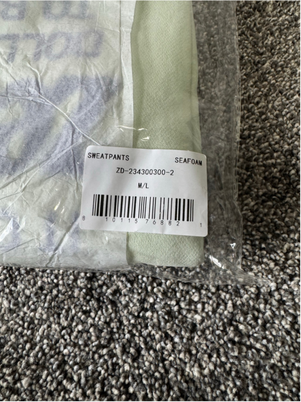 Women's Mayfair Group It Costs $0.00 Sweatpants in Seafoam Size M/L NWT